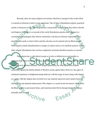 Analysis of Christianity Movements