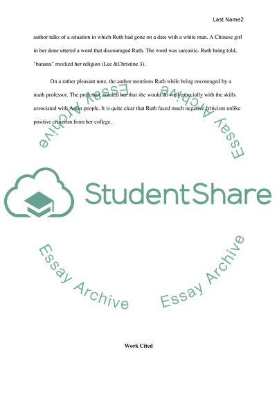 Being asian in north America