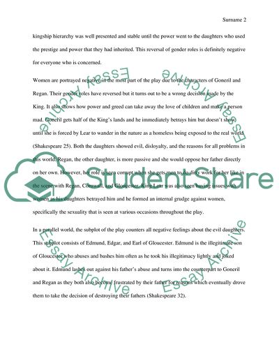 The End of King Lear at the Hands of Woman