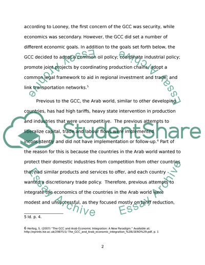 The GCC as an Effort to Unite Six Countries in the Gulf Region
