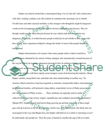 Rasism and Brent Staples