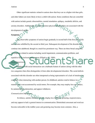 Exploring Autism: Symptoms, and Treatment