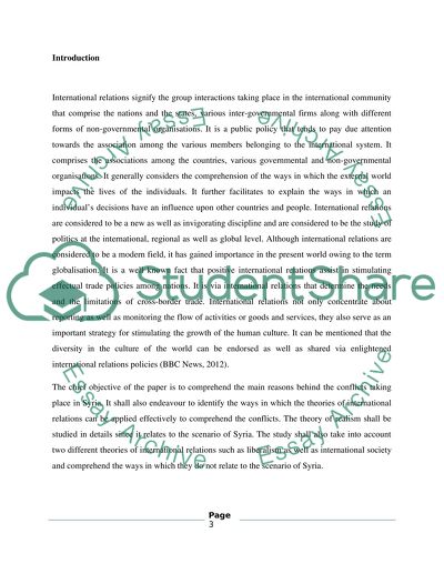 The Roots of Conflict in Syria