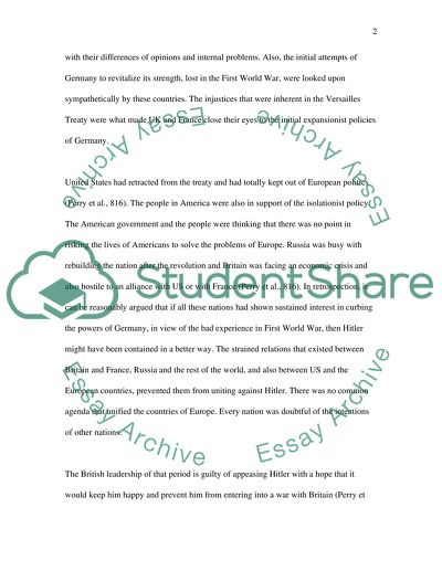 The Threat of Hitler