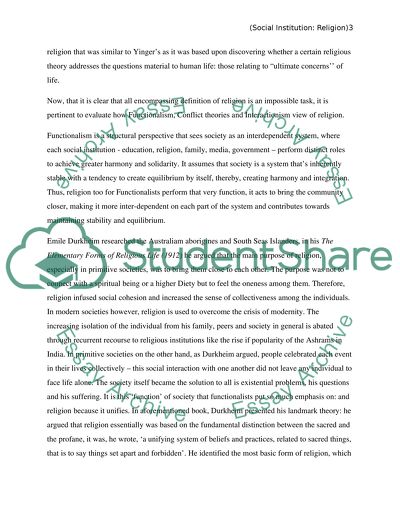 Importance of social institutions picture