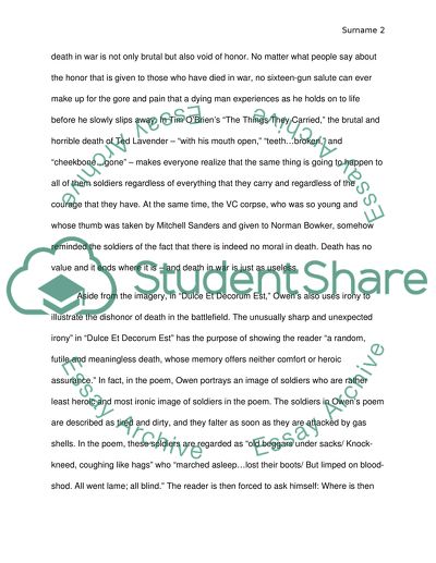 The Absence of Honor in War