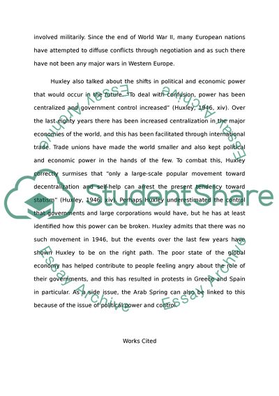 Brave New World by Aldous Huxley