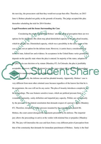 Capital Crime in an Incident of Mass Shooting