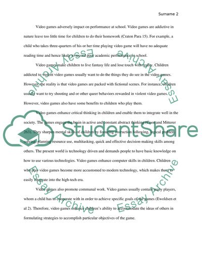 Are violent video games bad for kids