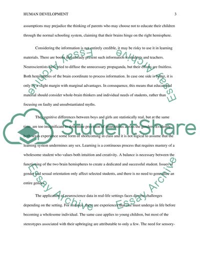 Human Development and Neuroscience