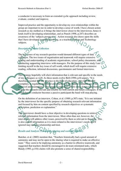 Research Methods in Education