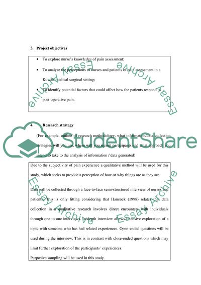 Ethical Approval for Post-Graduates