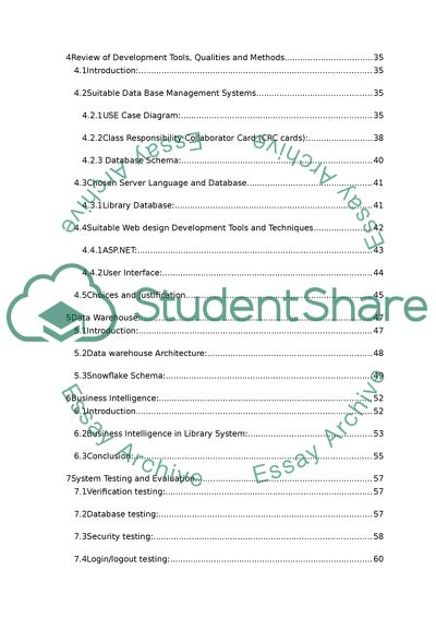 Web Based Library System Management with Business Intelligence