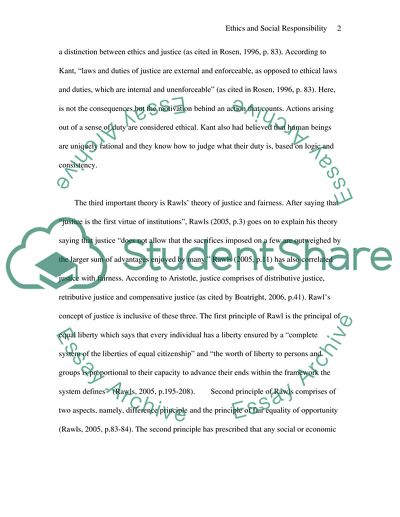 Ethics and Social Responsibility Oil or Mining Industry