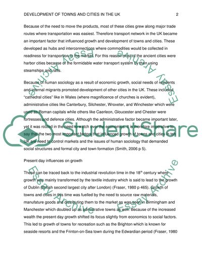 Development and Towns and Cities