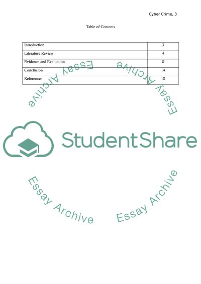 New Technologies and the Emergence of Cyber Crime