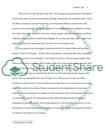 Analysis of Property and Trust Cases