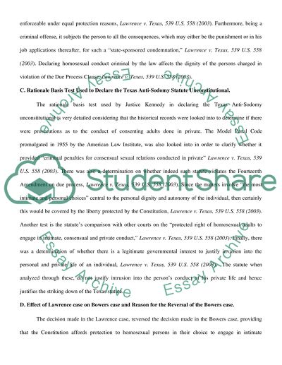 The Right to Privacy as Basis for Justice Kennedys Substantive