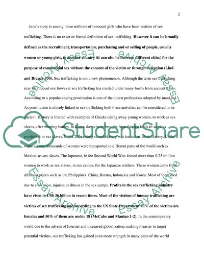 Human Trafficing and Sexual Abuse in the USA