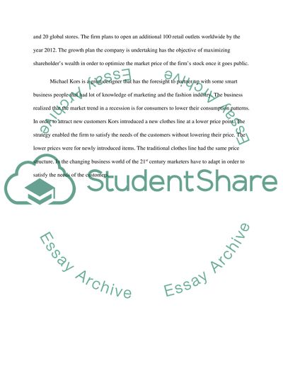 Michael Kors: Retails Next Billion Dollar Man