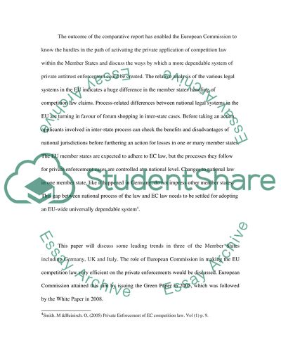 Private Individuals in Damaging for Breaches of EU