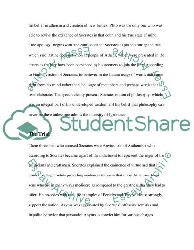 Socratic Philosophy- Worth the Guilt or Not