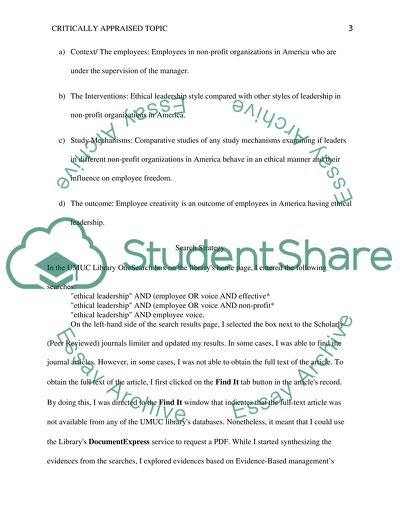 Ethical Leadership Influence on Employee Voice in Non-Profit Organizations in America