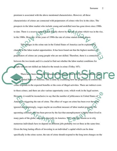 Why the Crime Rates in the US Cities Is Higher than in Small Towns