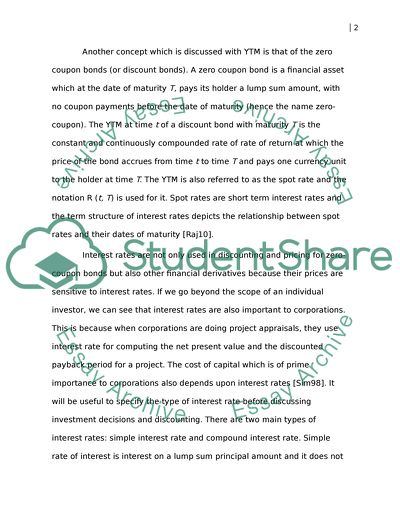 The Structure of Interest Rates