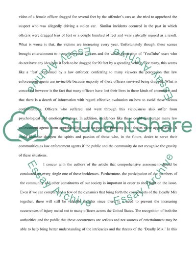 FBI Jounral The Deadly Mix