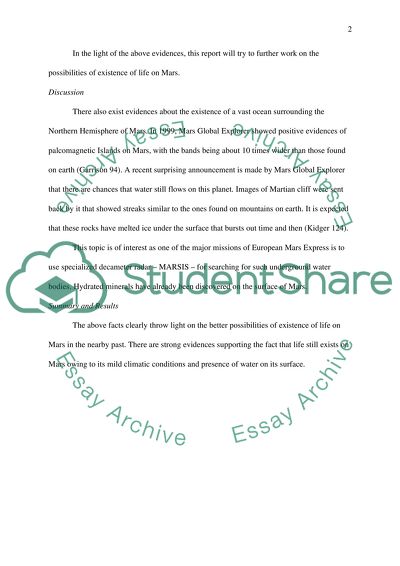 Mars Global Explorer