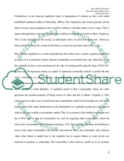 What, for Karl Marx, Is Wrong with Capitalism