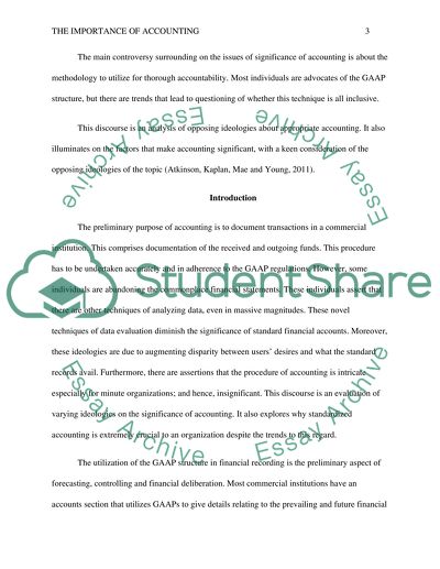 literature review on importance of accounting