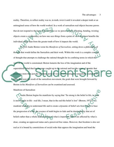 Advantages and disadvantages of the film medium for Surrealism