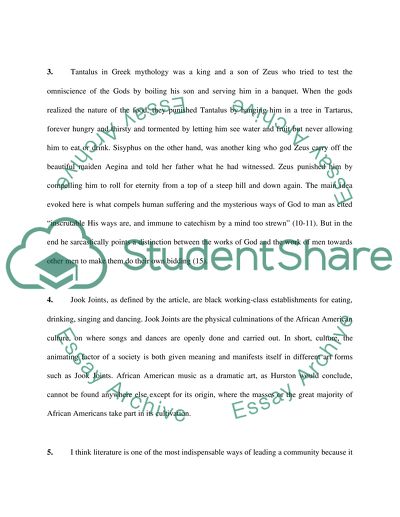Worksheet: Literary Analysis