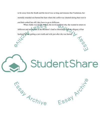 As I Lay Dying by William Faulkner