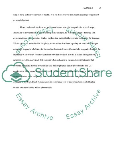 Healtha social or biological issue