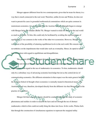 Marginal Revolution Research Paper