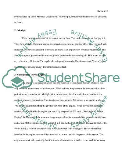 Atmospheric Vortex Engine