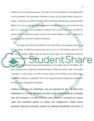 Success of the US Government and the Federal Reserve: An Evaluation