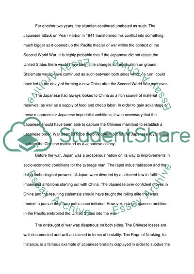 The East Asian Theater of War from 1937 to 1953