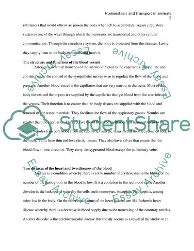 Homeostasis and Transport in Animals