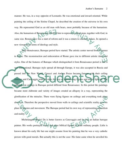 Art History- Period of Baroque