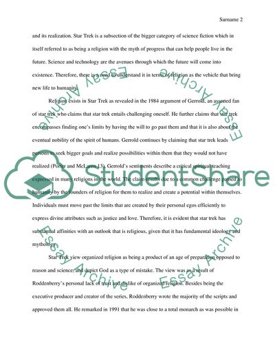 Star Trek and the Death of God