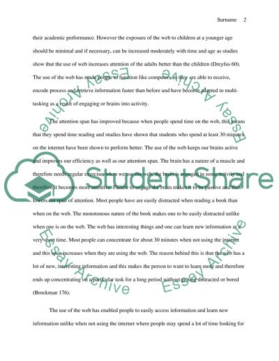 The Impact of Internet on Thinking