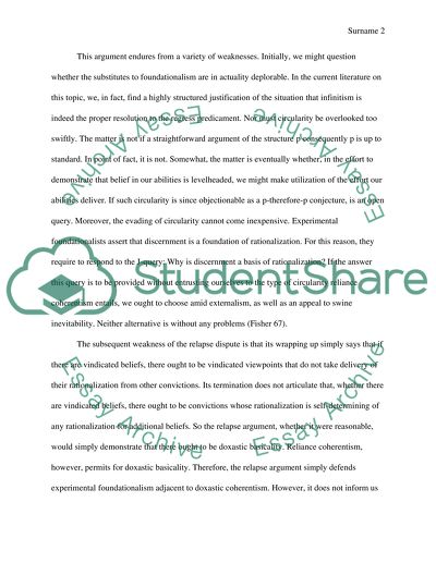 The Foundationalism and Coherencies