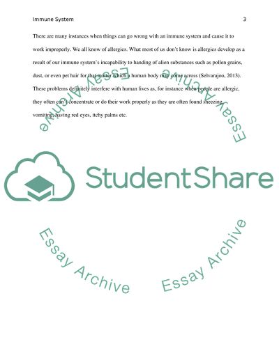 Immune System Functioning