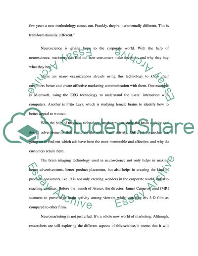 Customer Neuroscience - Hope