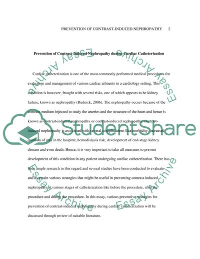 Cardiac Catheterization