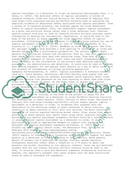 Building An Annotated Bibliography